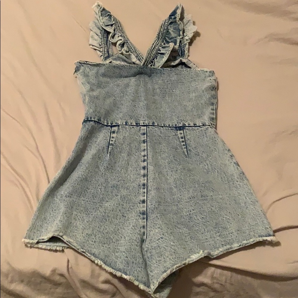 Jean romper - Picture 3 of 4